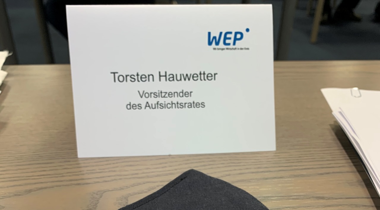 Aufsichtsratssitzung der WEP